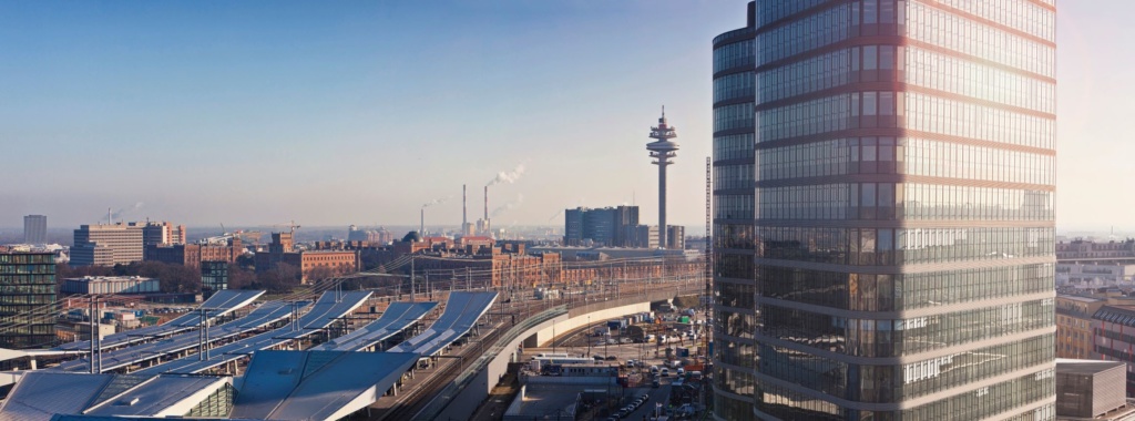 Luftaufnahme vom Wiener Hbf 