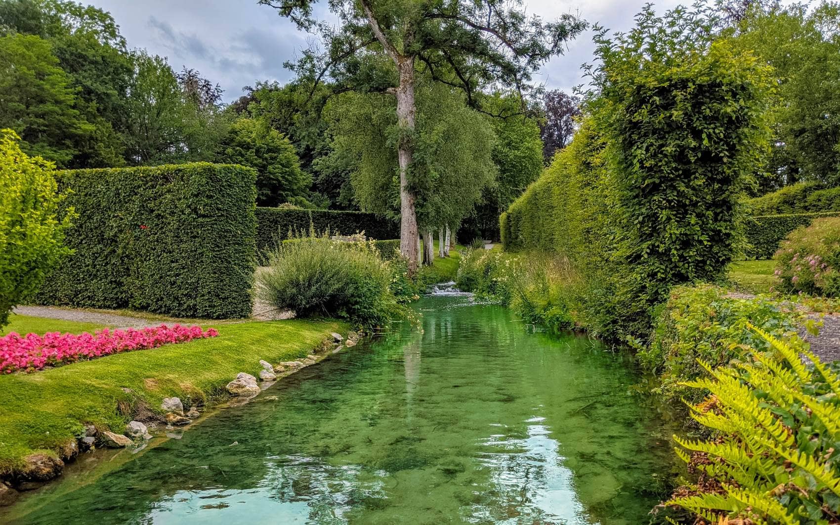 Jardins d’Annevoie in der Wallonie in Belgien