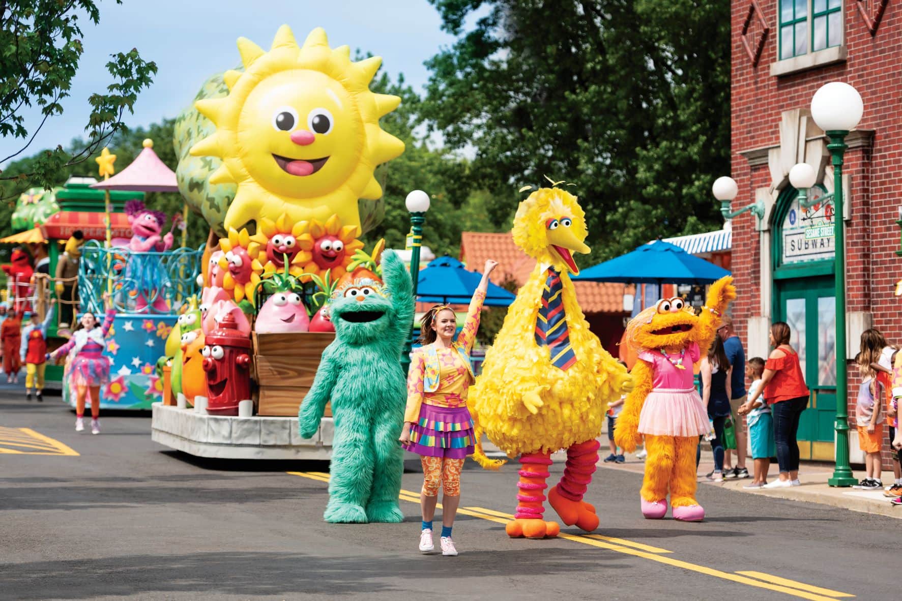 Parade im Sesame Place San Diego