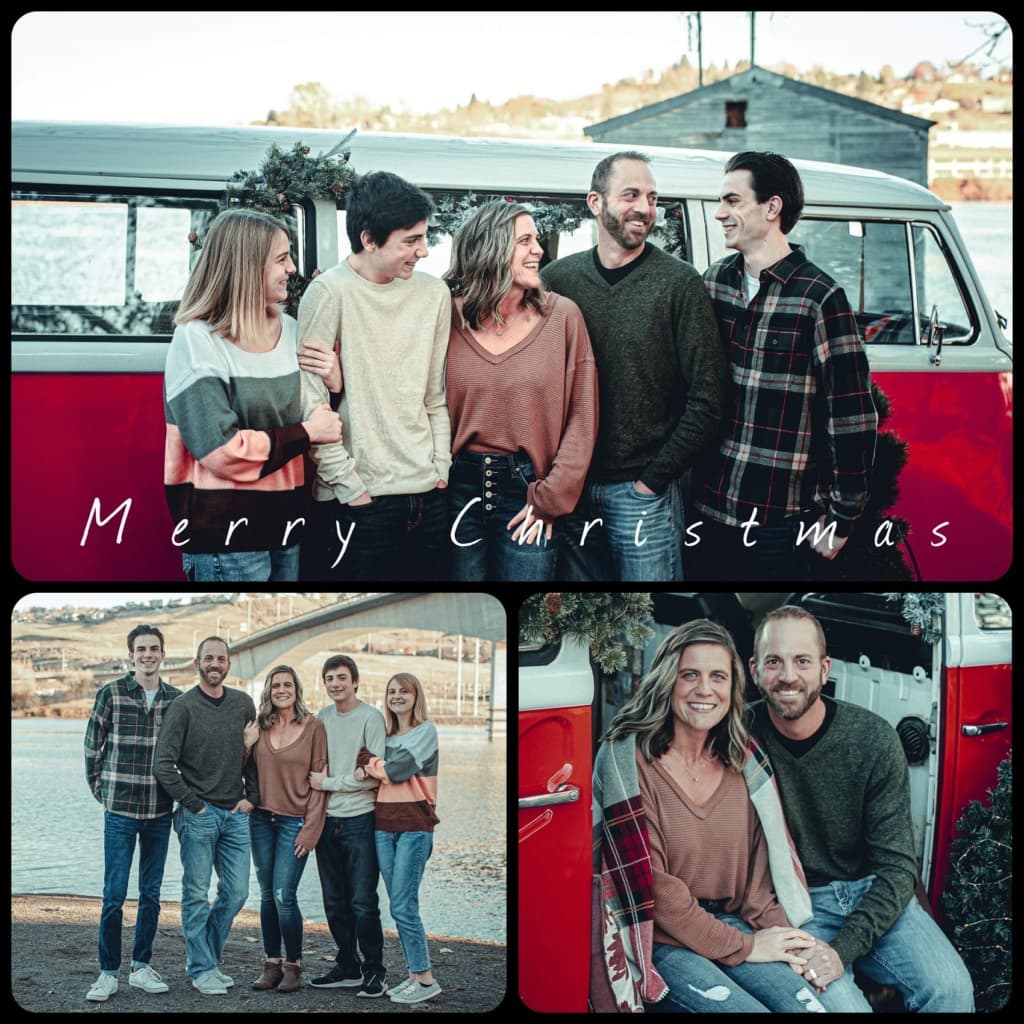 So sieht eine typische Christmas Card in den USA aus.