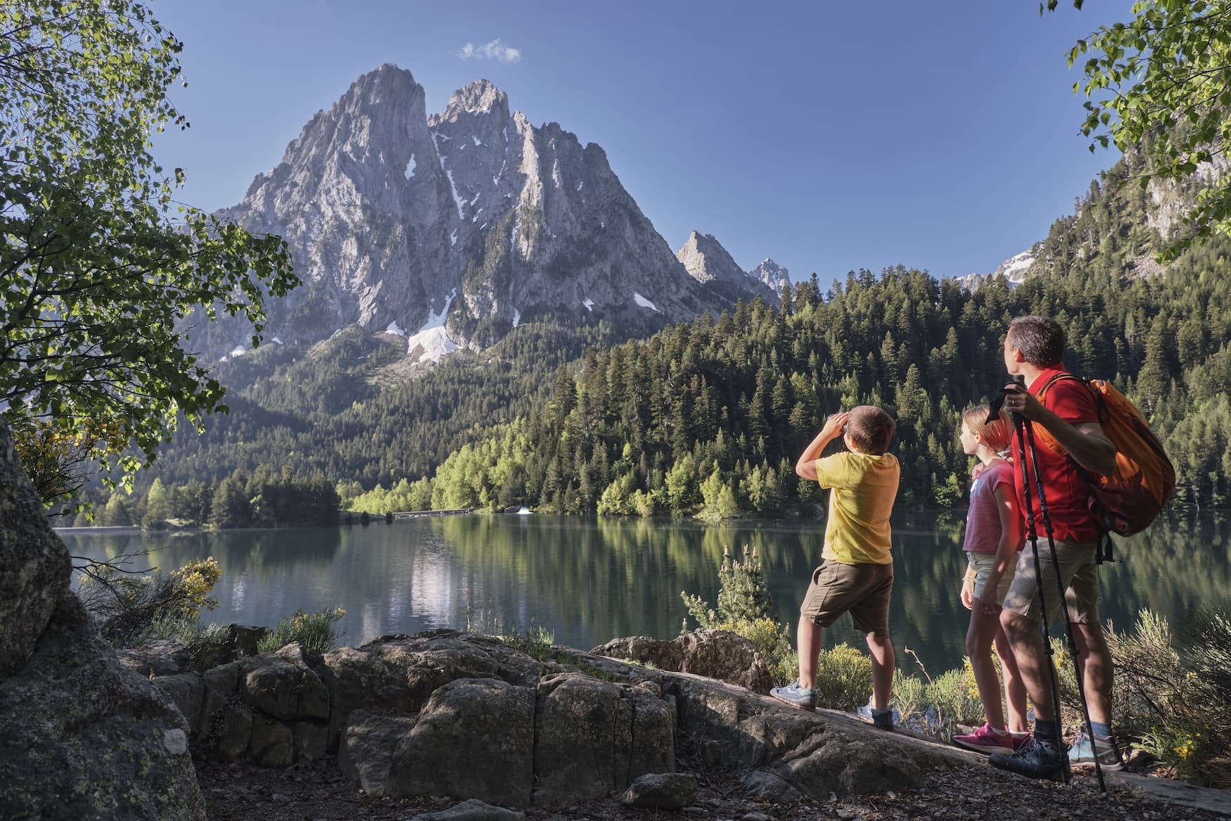 Zwillingsgipfel Els Encantats und Estany de Sant Maurici, Wandertour Gran Bucle