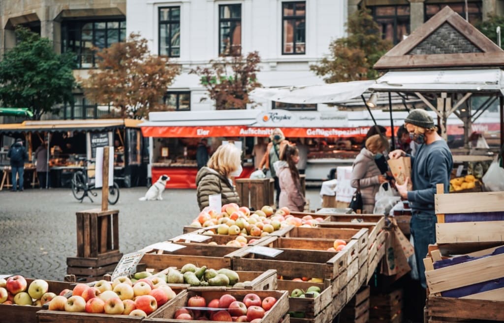 Wochenmarkt in Bremen 