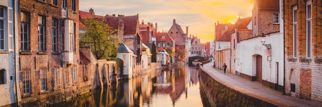 Kanal in der Altstadt von Brügge