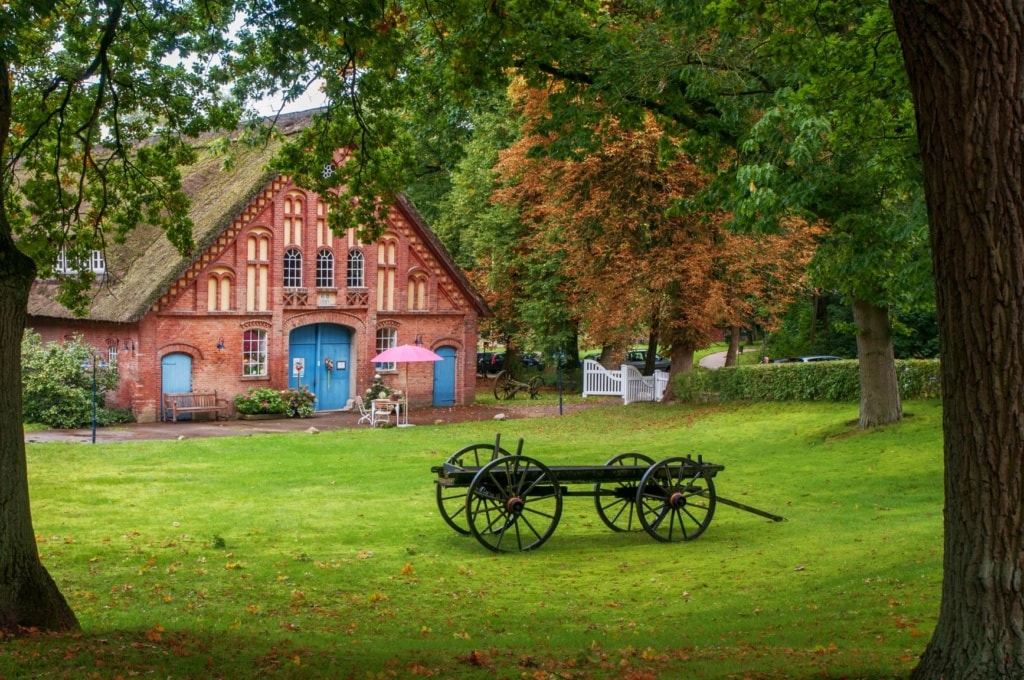 Landhaus mit Garten im Künstlerdorf Worpswede