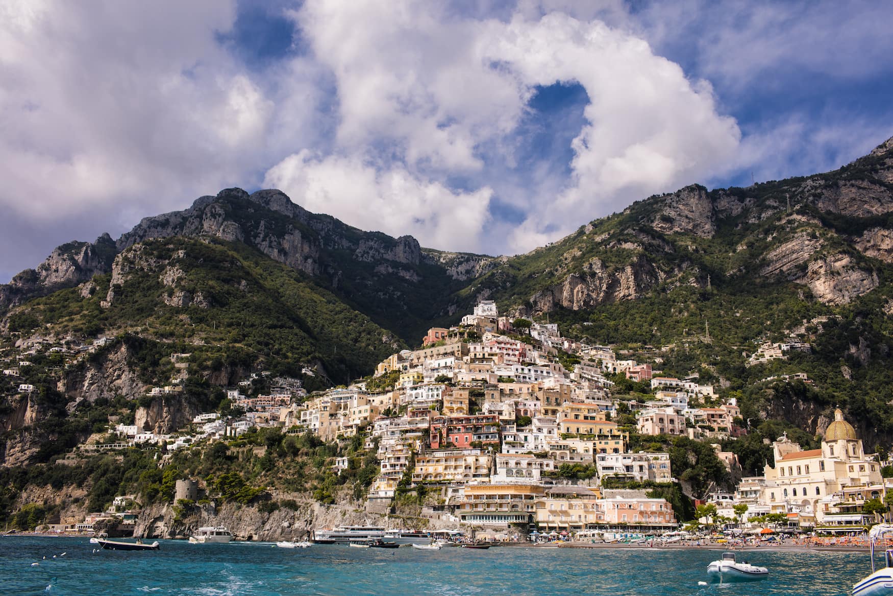 Steilküste von Positano