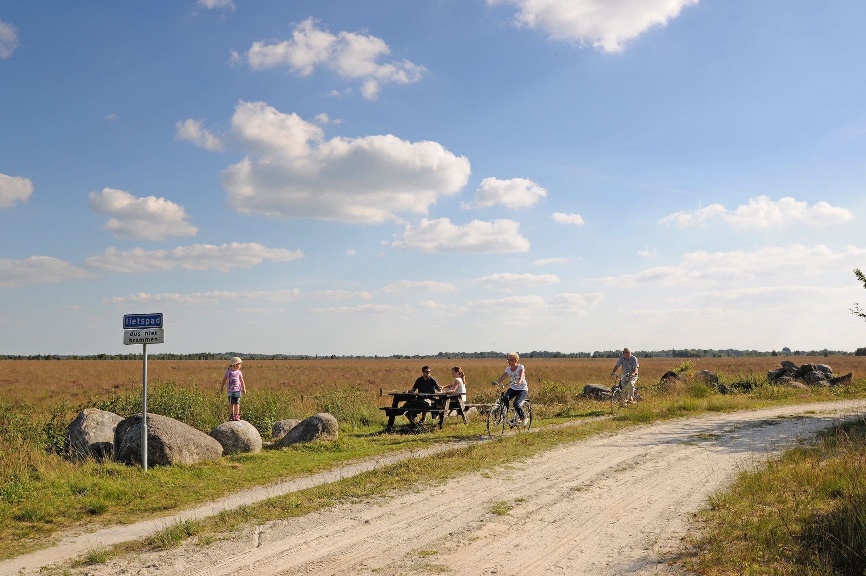 Radfahren in Bargerveen im Emsland