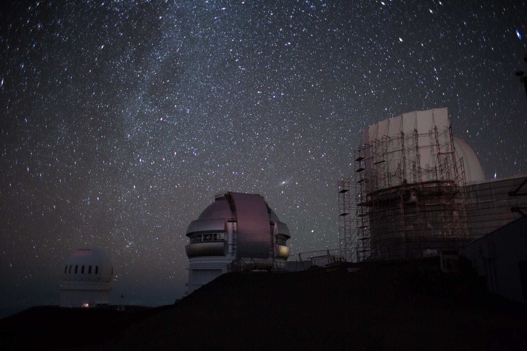 Sternbeobachtung auf dem Mauna Kea auf Hawaii