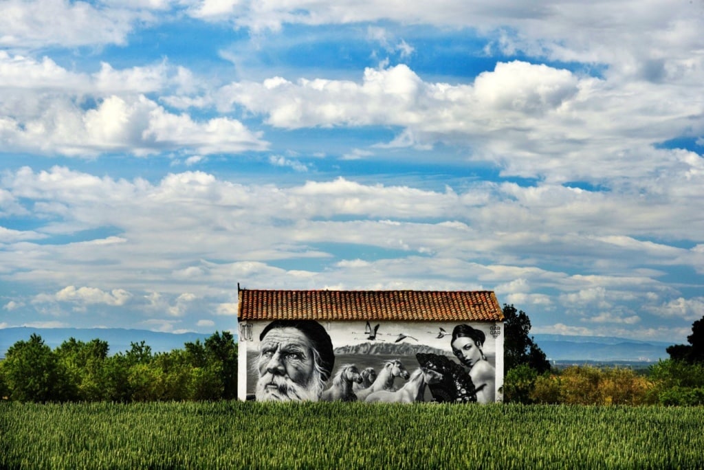 Street Art in Penelles, Katalonien