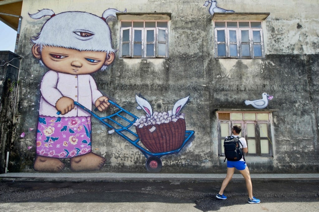 In Phuket findet sich tolle Streetart.