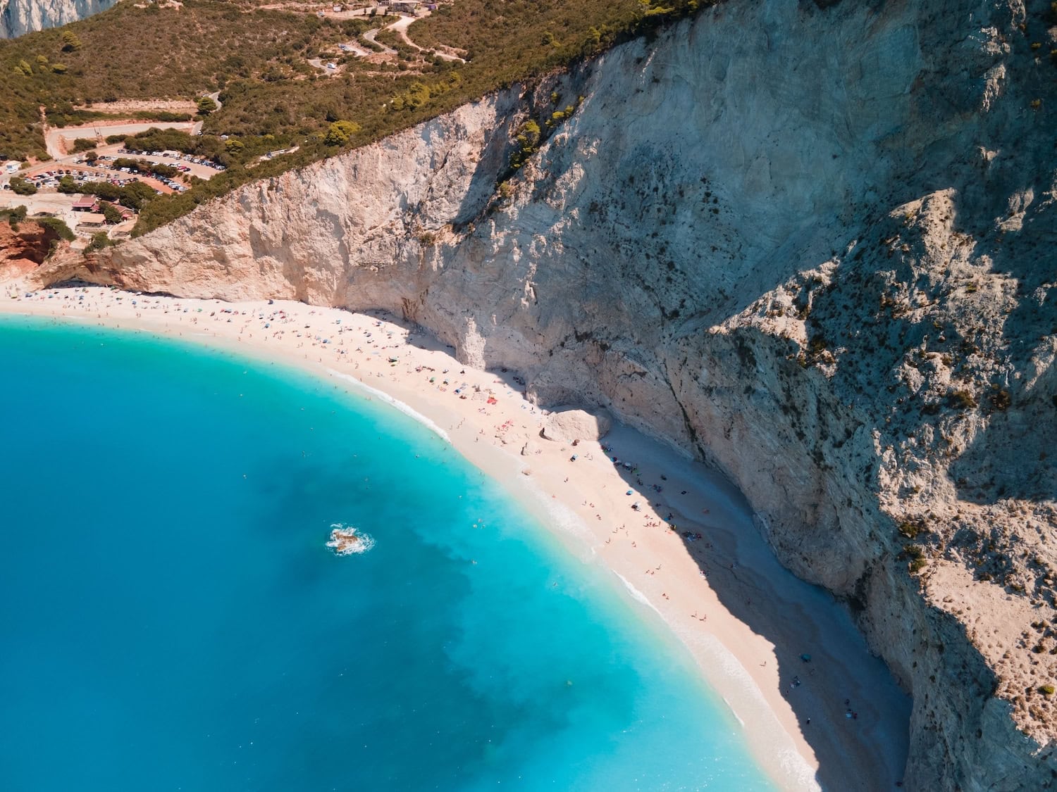 Strand von Katsiki, einer der schönsten Strände in Griechenland