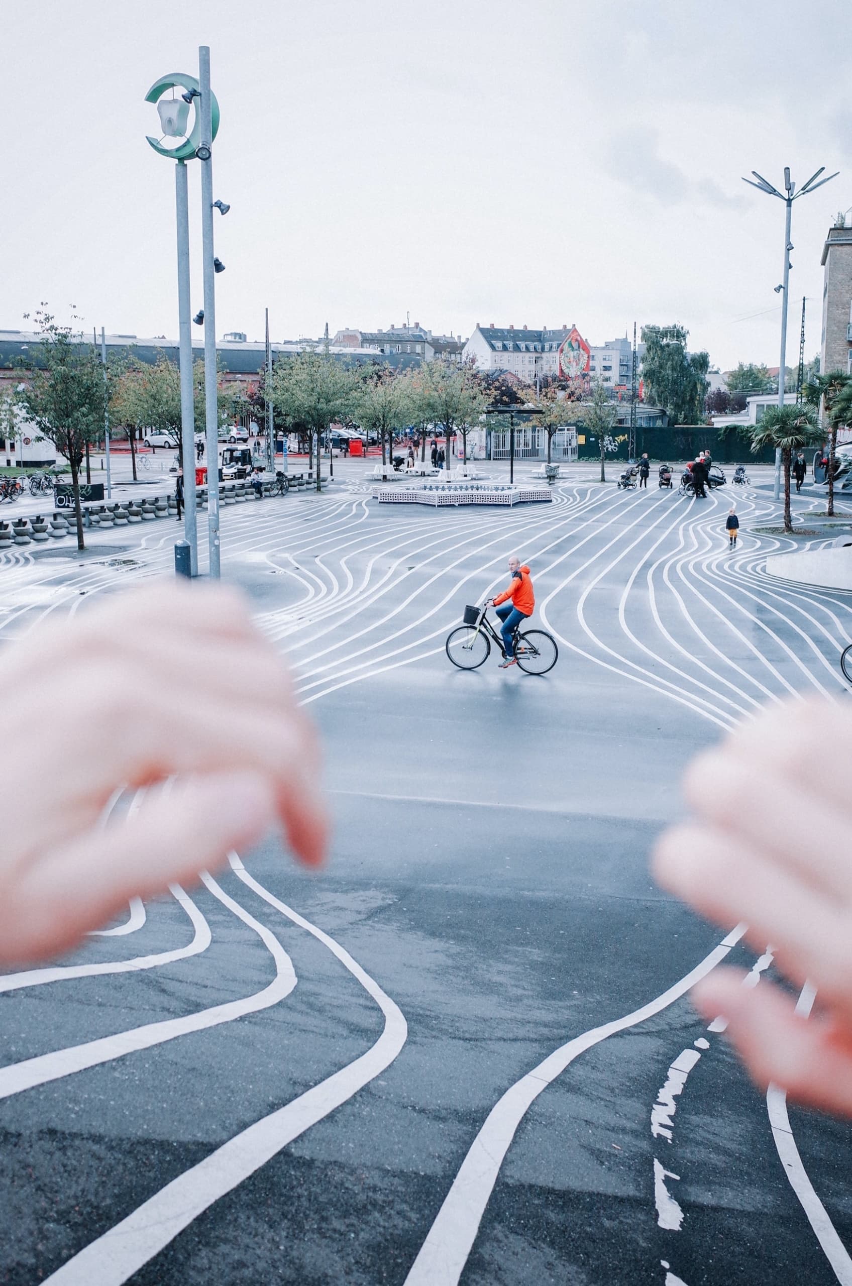 Fahrradfahren in Kopenhagen, einer der nachhaltigsten Städte in Europa
