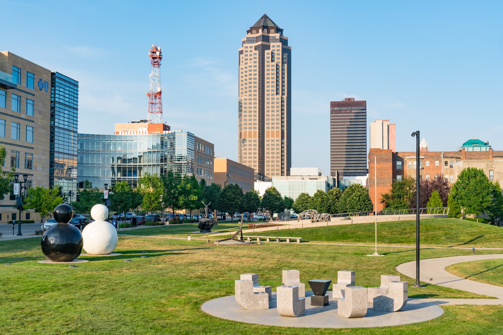 Pappajohn Sculpture Park in Iowa, USA