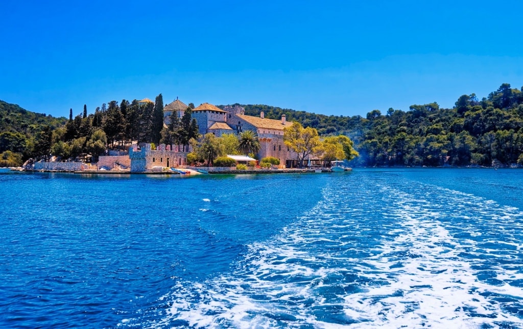 Insel Mljet mit Bendiktinerkloster in Kroatien