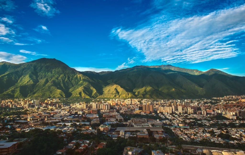 Panorama von Caracas, Venezuela 