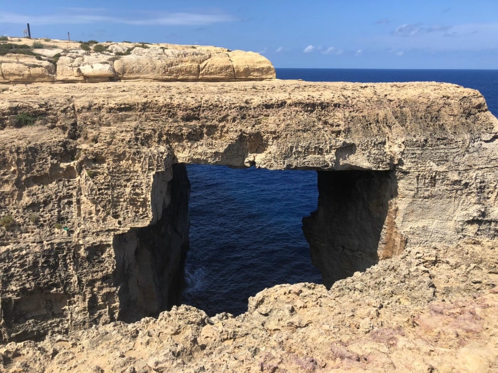 Felsentor Wied il-Mielah, Gharb, Gozo