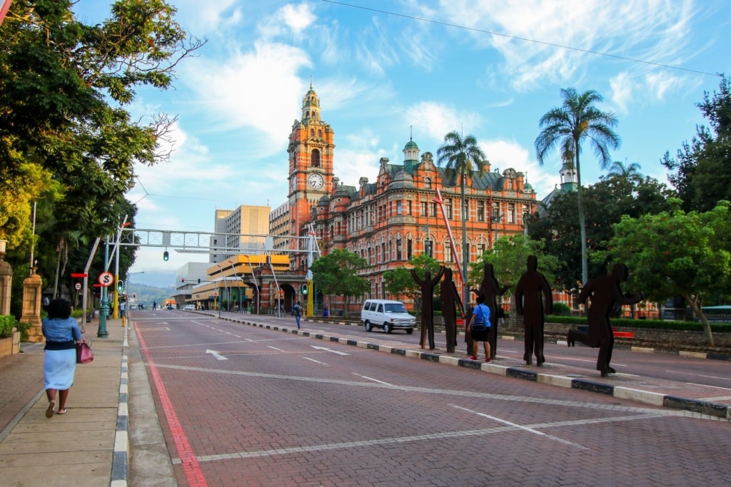 Straße in Pietermaritzburg, Südafrika 