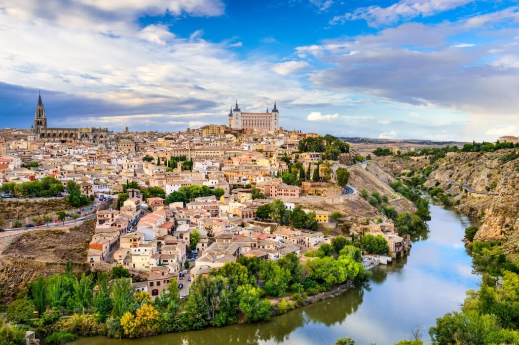 Panorama der Stadt Toledo in Spanien 