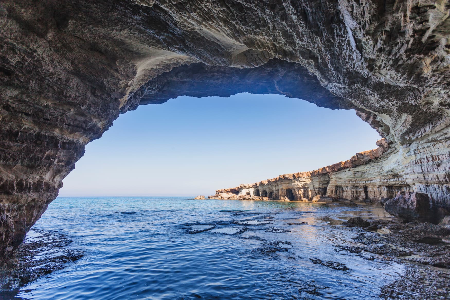 Meereshöhlen in Ayia Napa auf Zypern