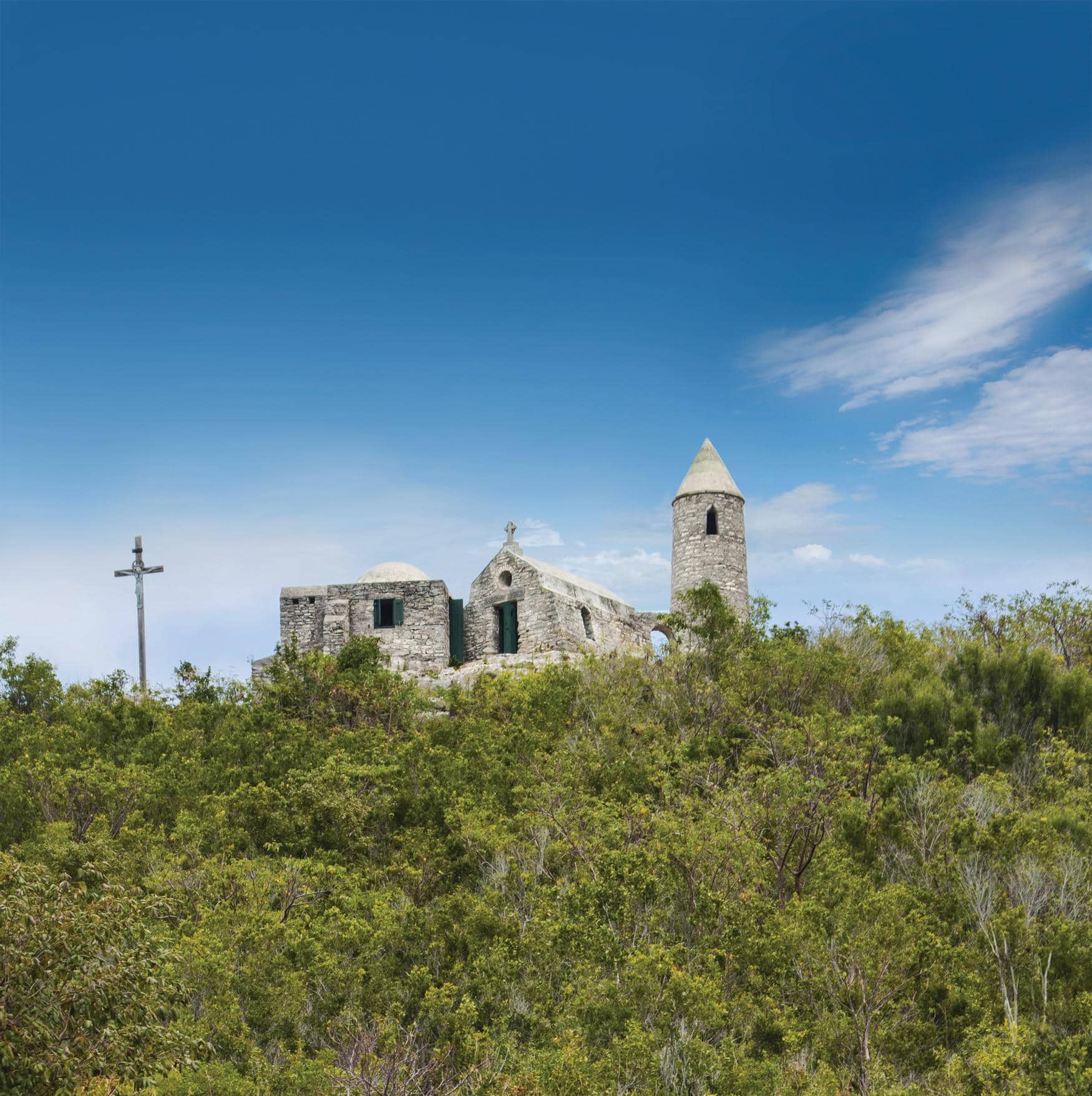 Historisches Kloster auf Cat Island in den Bahamas