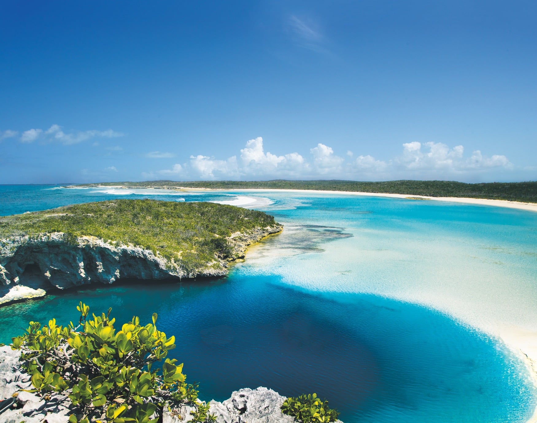 Dean's Blue Hole auf Long Island