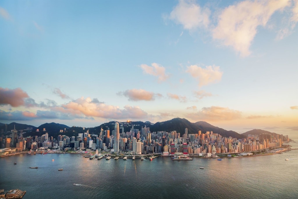 Skyline von Hongkong