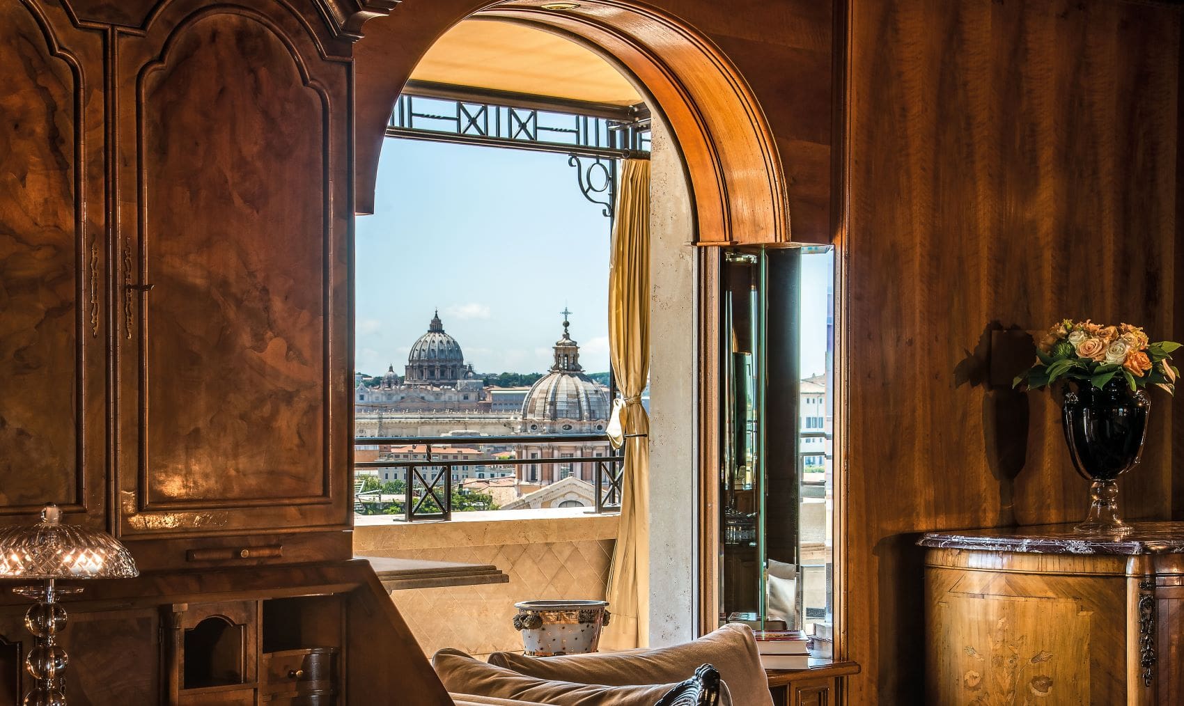 Ausblick aus San Pietro Suite im Hotel Hassler Rom