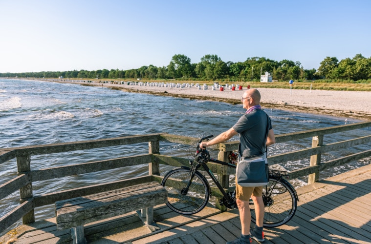 Perfekte Einstimmung: Panorama tanken auf der Seebrücke von Boltenhagen. | TMV/Tiemann