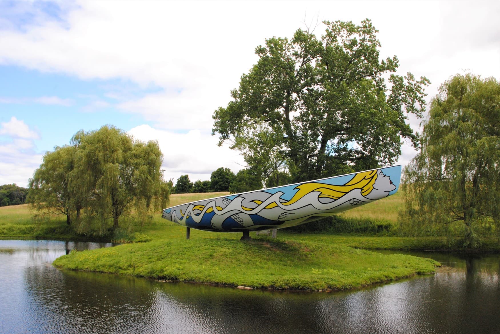 Kunst-Objekt im Storm King Art Center im Hudson Valleys