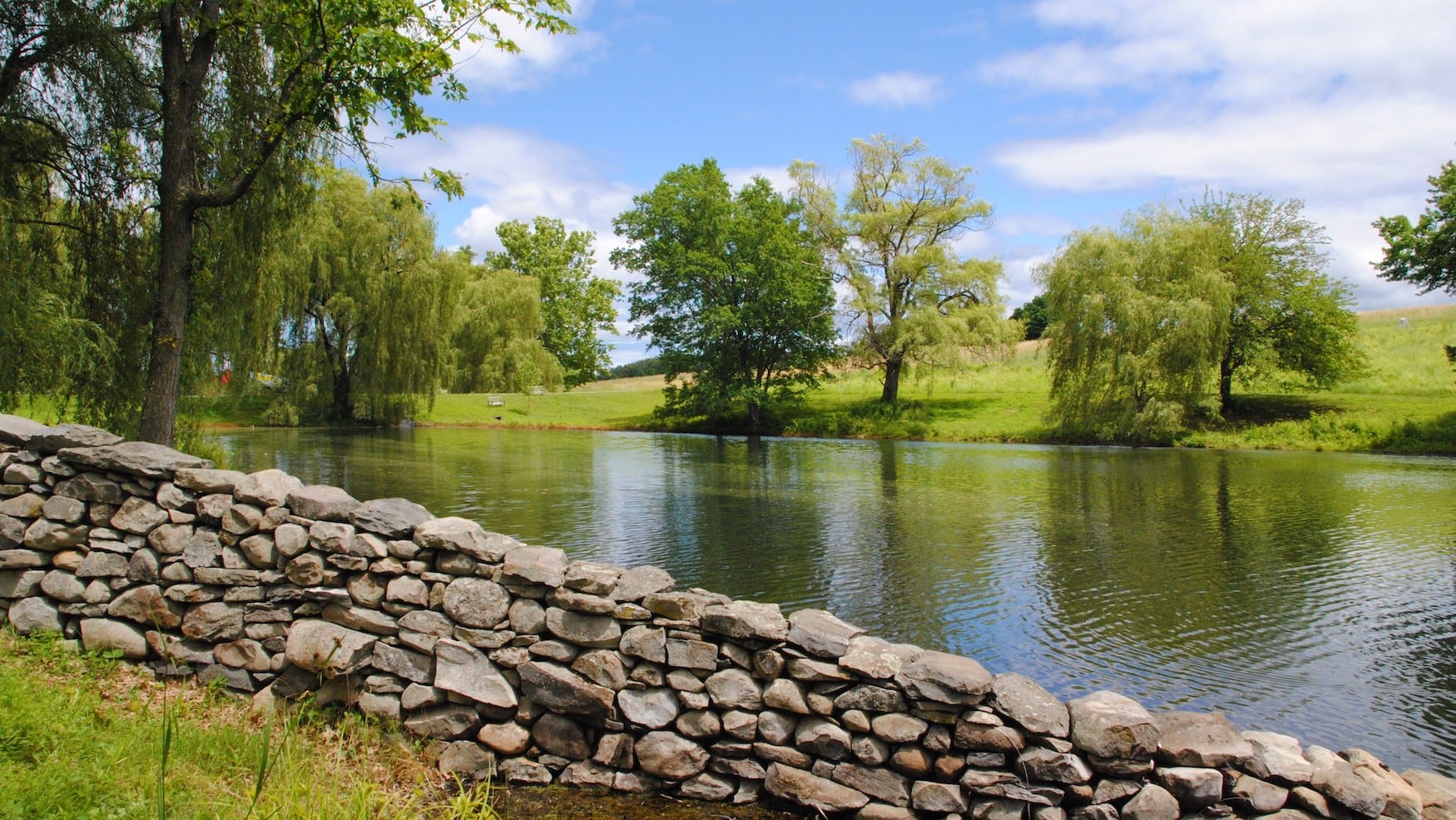 Landschaft im Storm King Art Centre in den USA