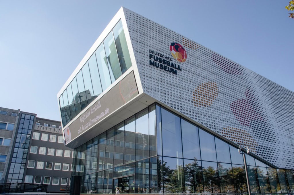 Das Deutsche Fußballmuseum in Dortmund.