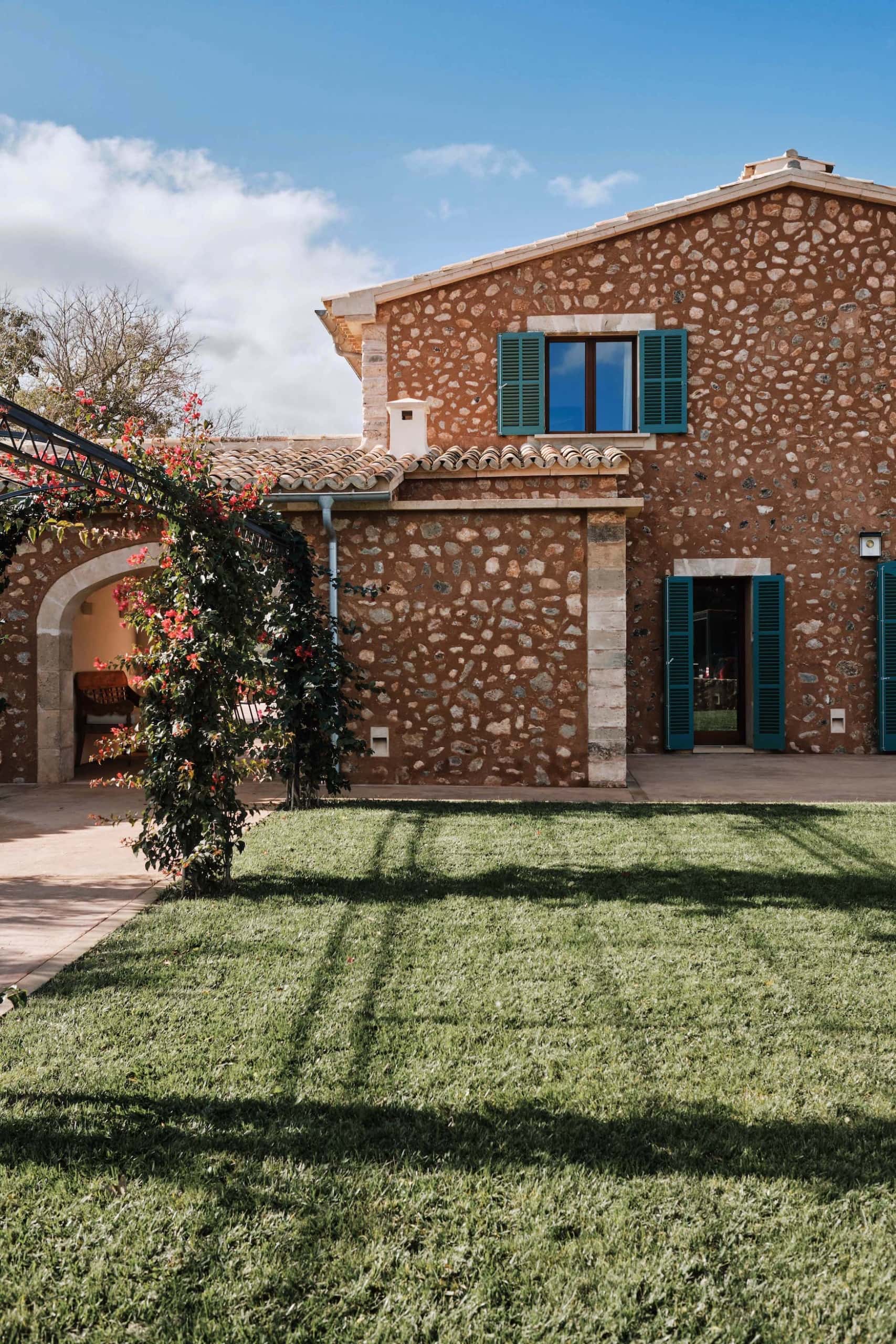 Außenfassade der Finca Rural auf Mallorca