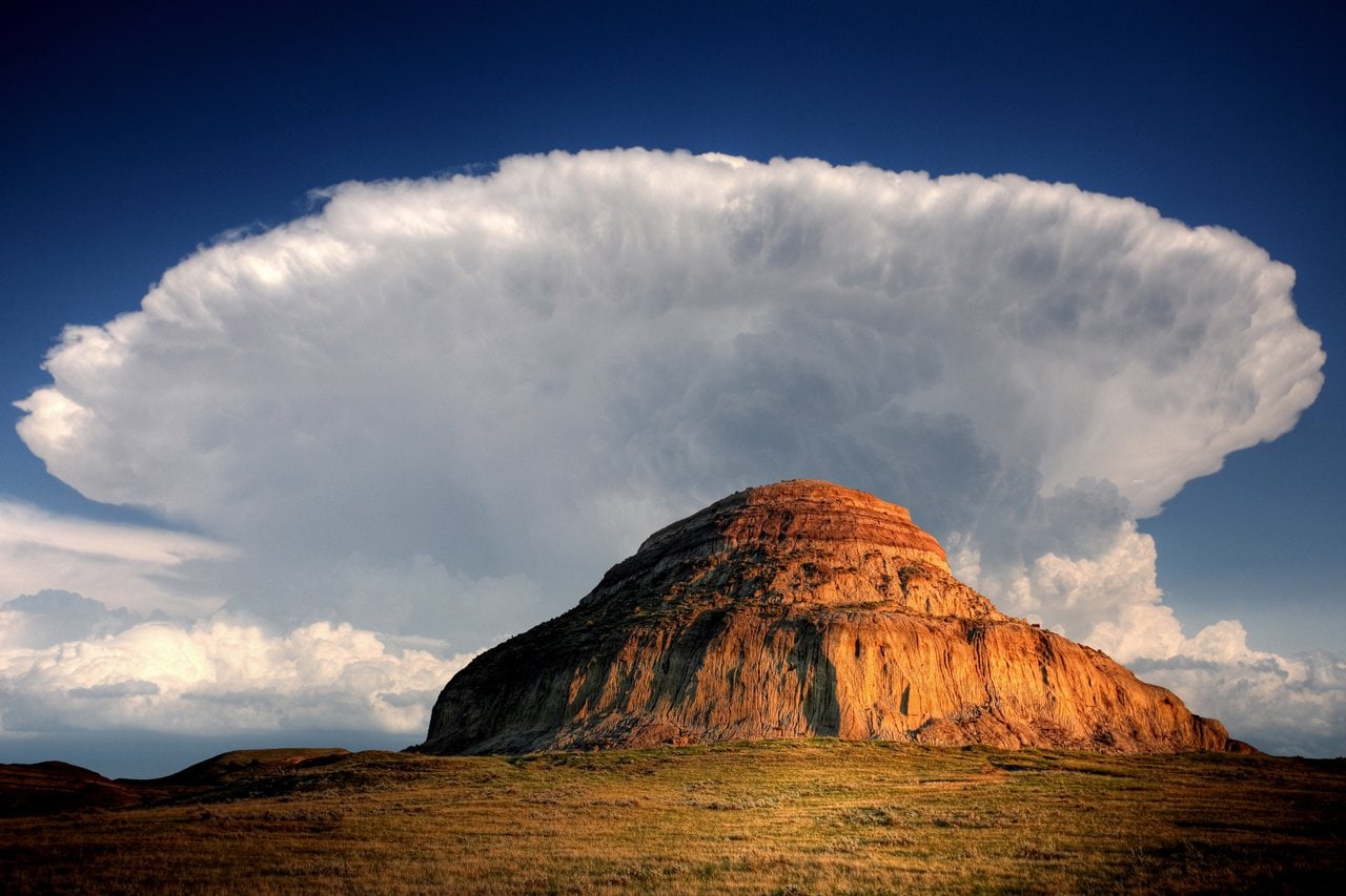 Big Muddy Hügel in Saskatchewan, Kanada