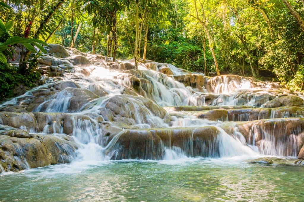 Dunn's River Wasserfall auf Jamaika