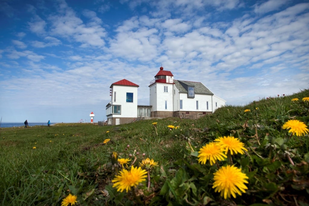 Kvassheim Leuchtturm in Norwegen