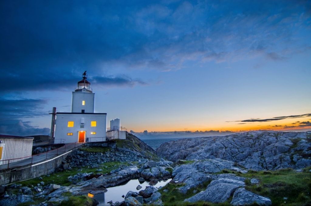 Marstein-Leuchtturm in Norwegen