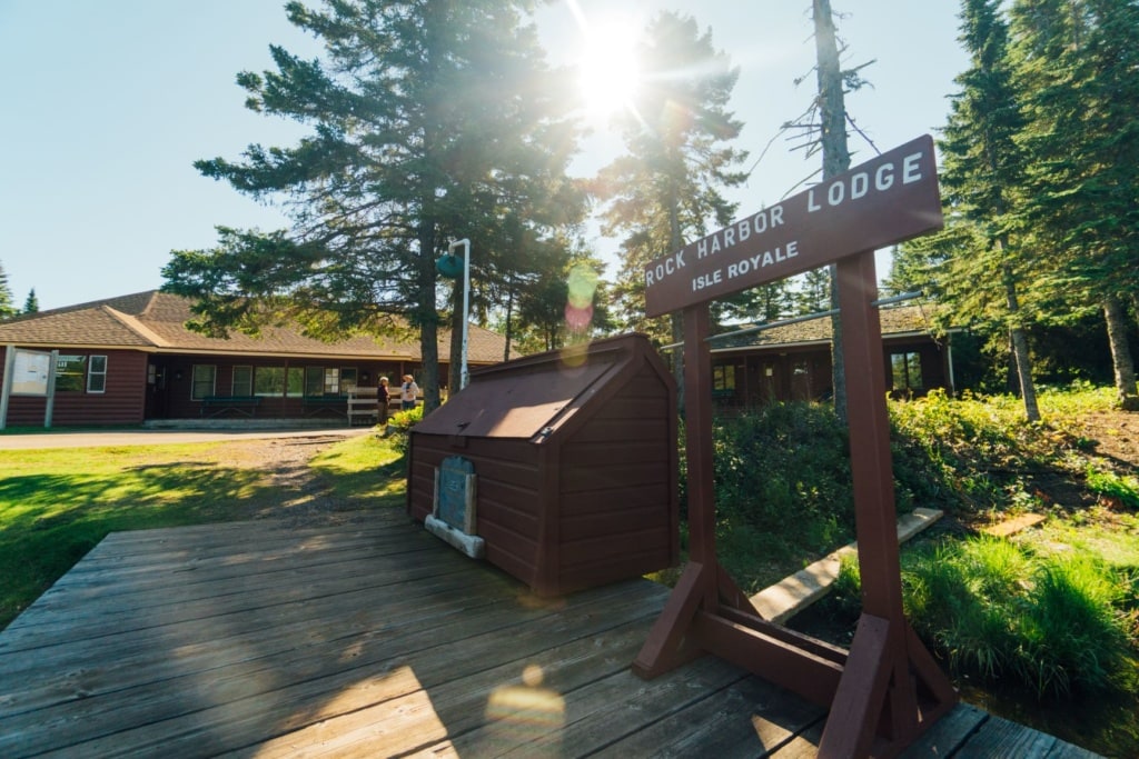 Rock Harbor Lodge auf der Isle Royale