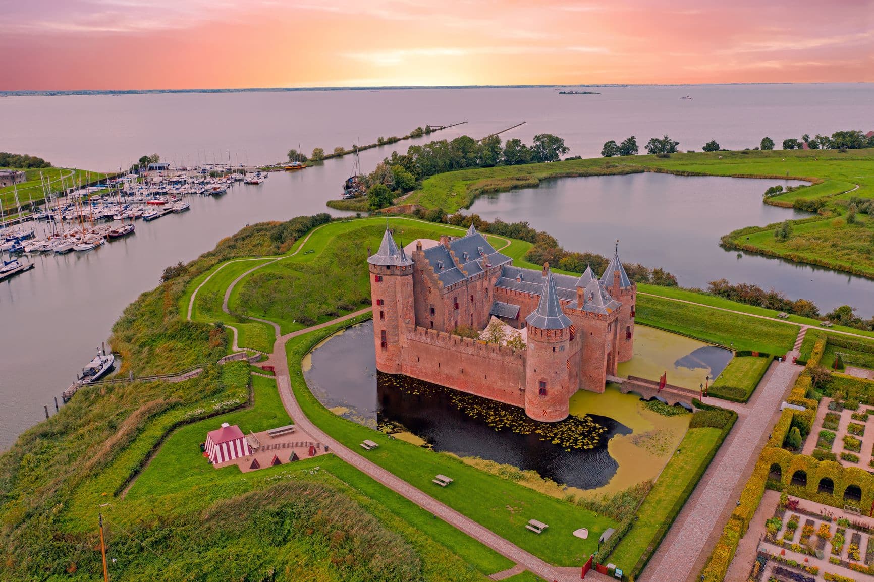 Schloss Muiderslot in den Niederlanden