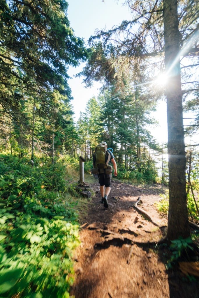 Wanderer im Isle Royale National Park