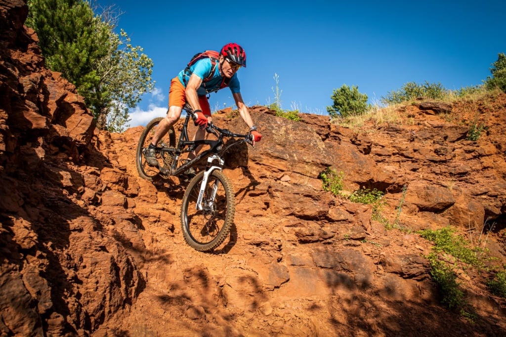Mountainbiker in Luxemburg