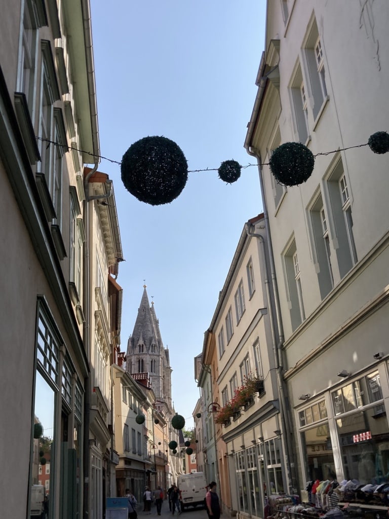 Mühlhausen ist einfach toll - am besten nächtigt man hier entlang des Unstrut-Radweges.