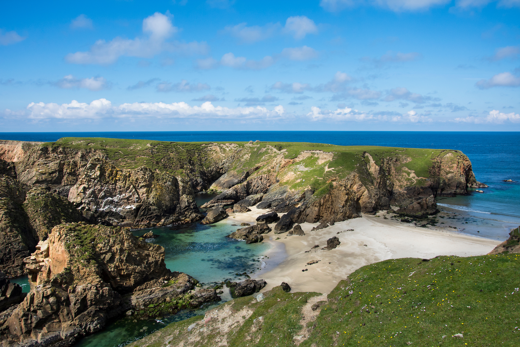 Uyea auf den Shetland Inseln