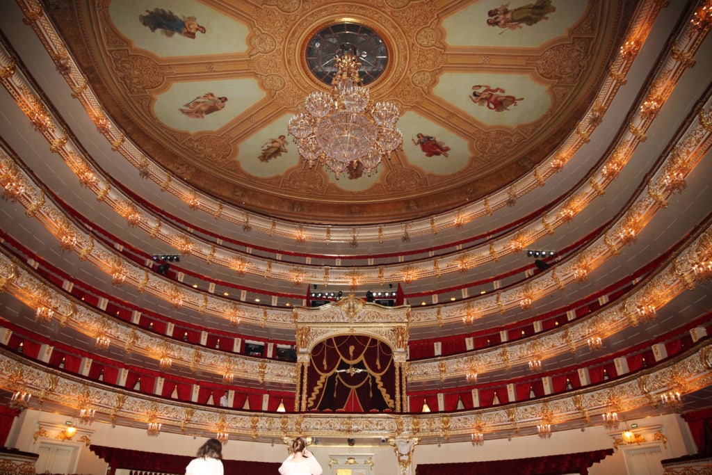 Opernsaal im Bolschoi-Theater-Theater in Moskau
