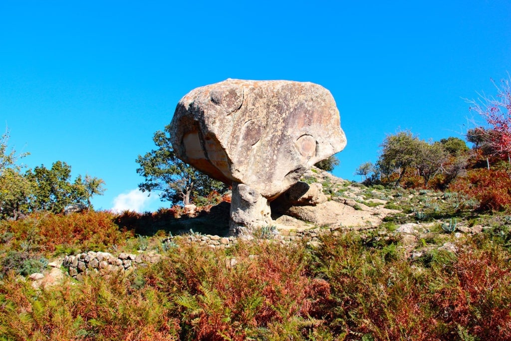 Drachenkopffelsen im Geopark Aspromonte