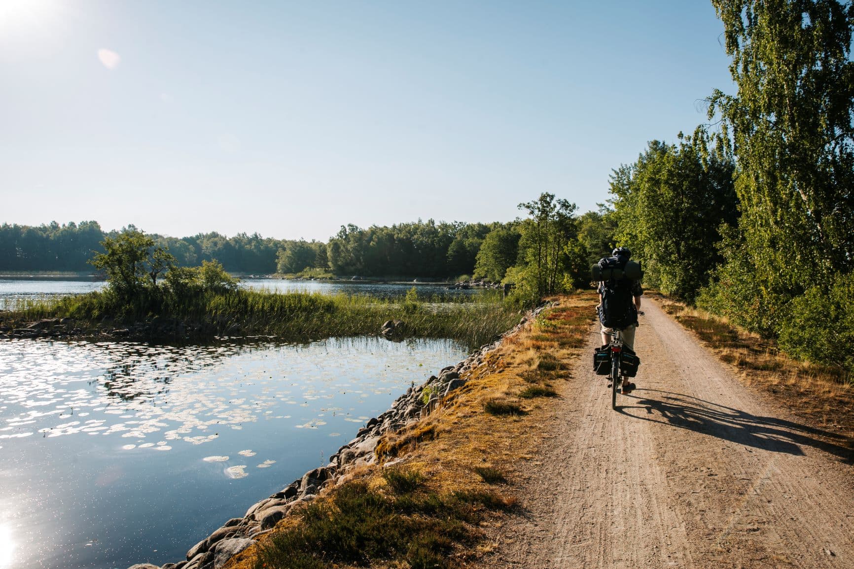Radfahrer in Asnen