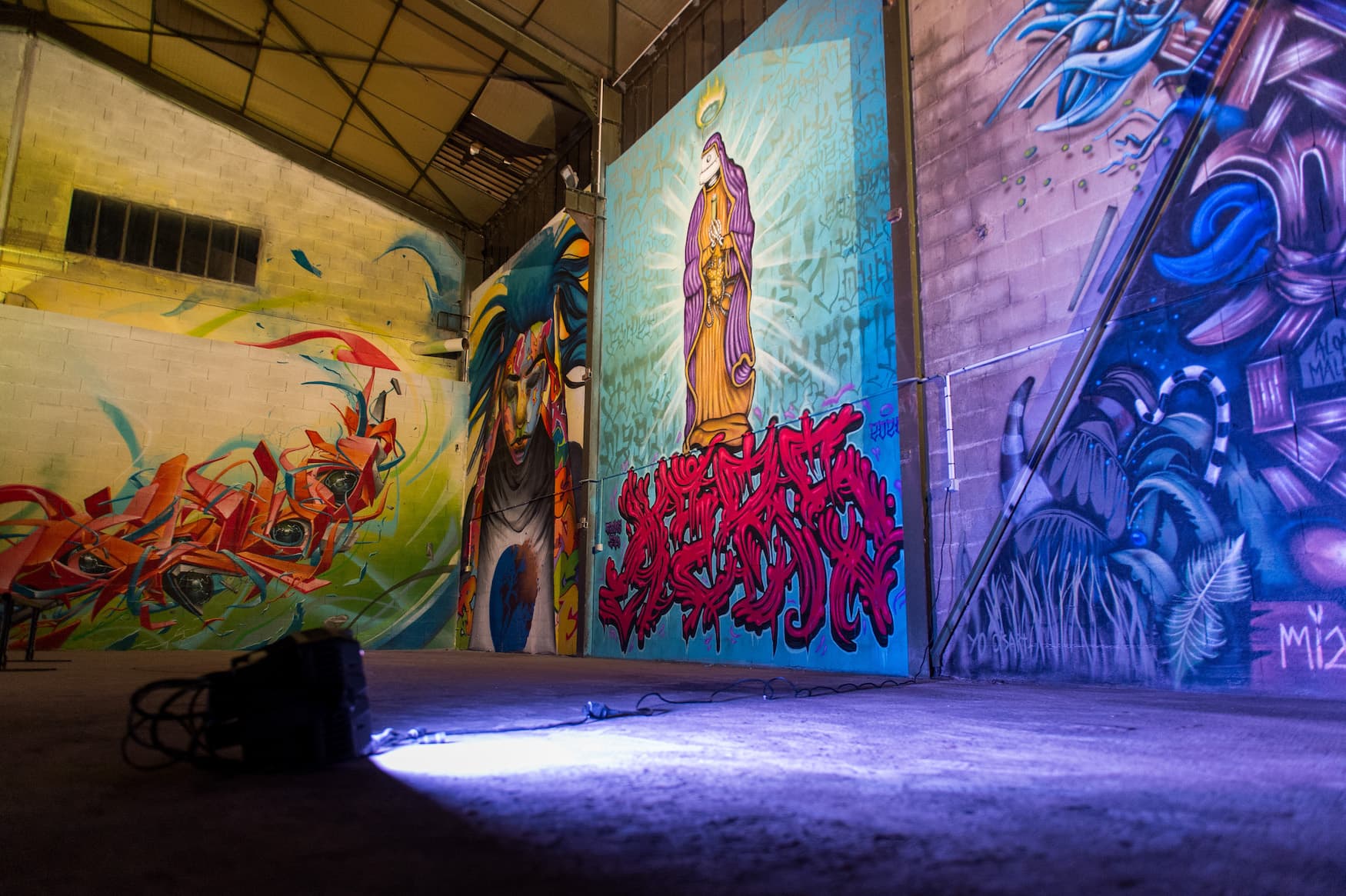 Straßenkunst der Künstlerin Xerou
