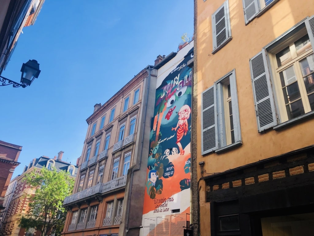 Street Art der Künstlerin Mlle Kat in Toulouse