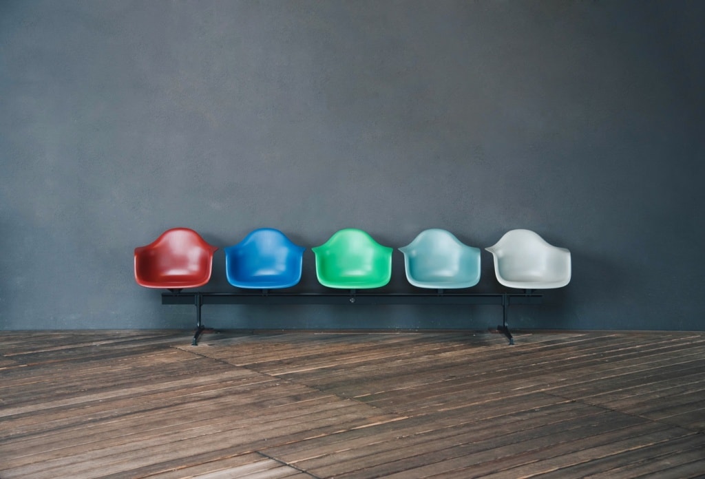 Im Vitra Design Museum in Weil am Rhein dürfen selbstverständlich extravagante Stühle nicht fehlen. 
