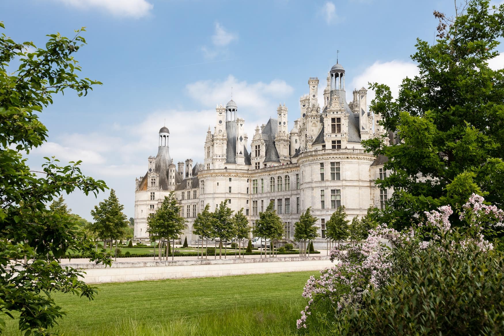 Chambord Schloss an der Loire in Frankreich