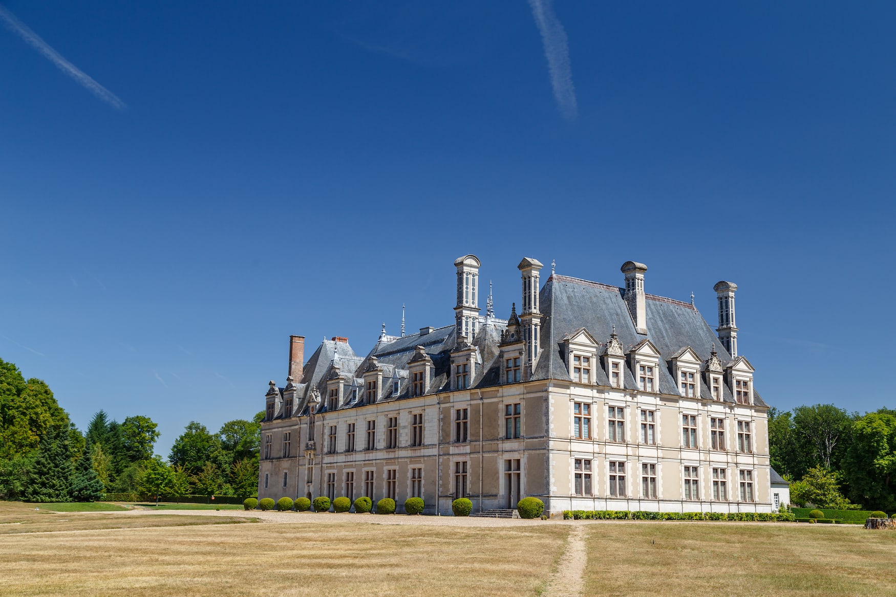 Außenfassade des Schloss Beauregard