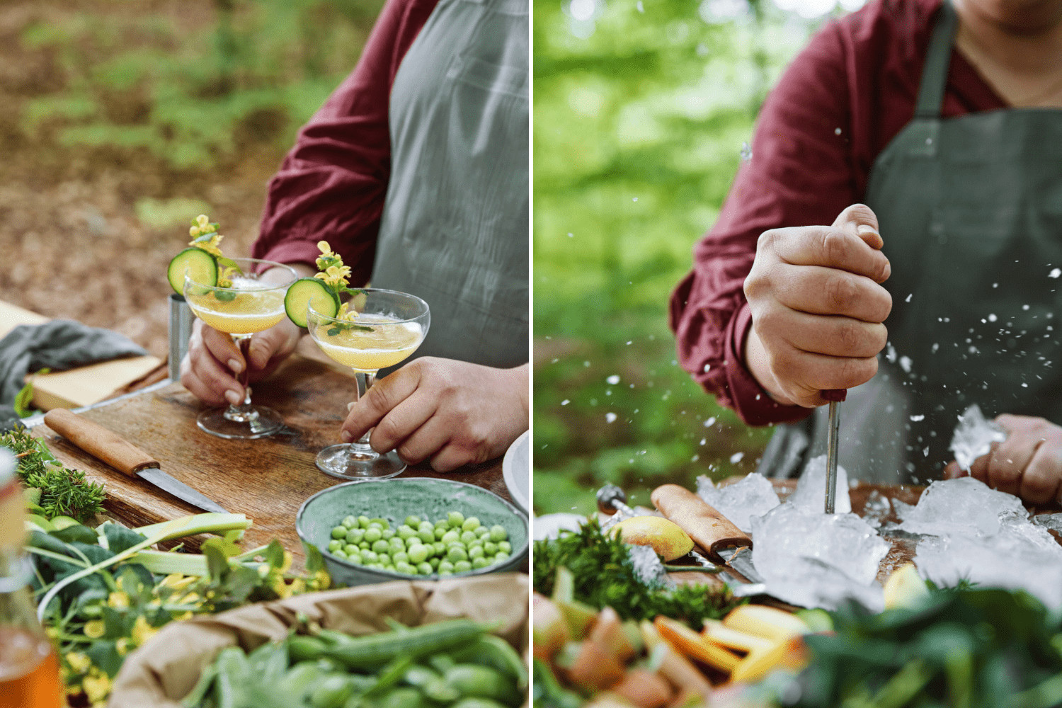 Schwedische Cocktails werden in der größten Open-Air-bar der Welt gemischt